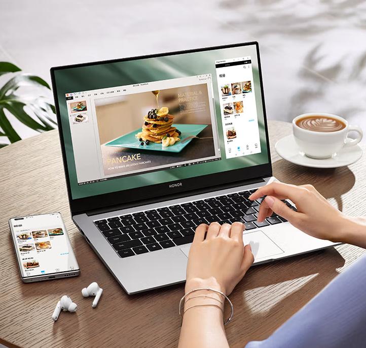 荣耀MagicBook 14 锐龙版 14英寸6核锐龙R5轻薄笔记本电脑 16G大内存 512G 冰河银 多屏协同 高色域